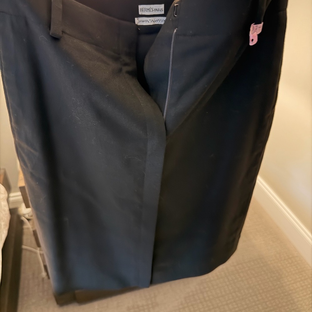 Hermès Paris Black Skirt
